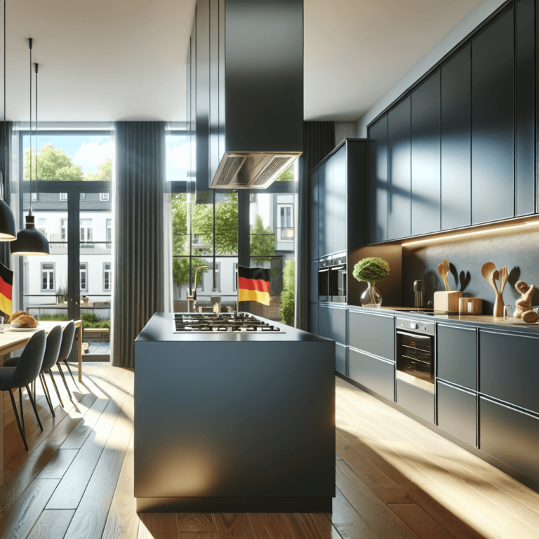 anthrazitfarbene Wohnküche-Nürnberg