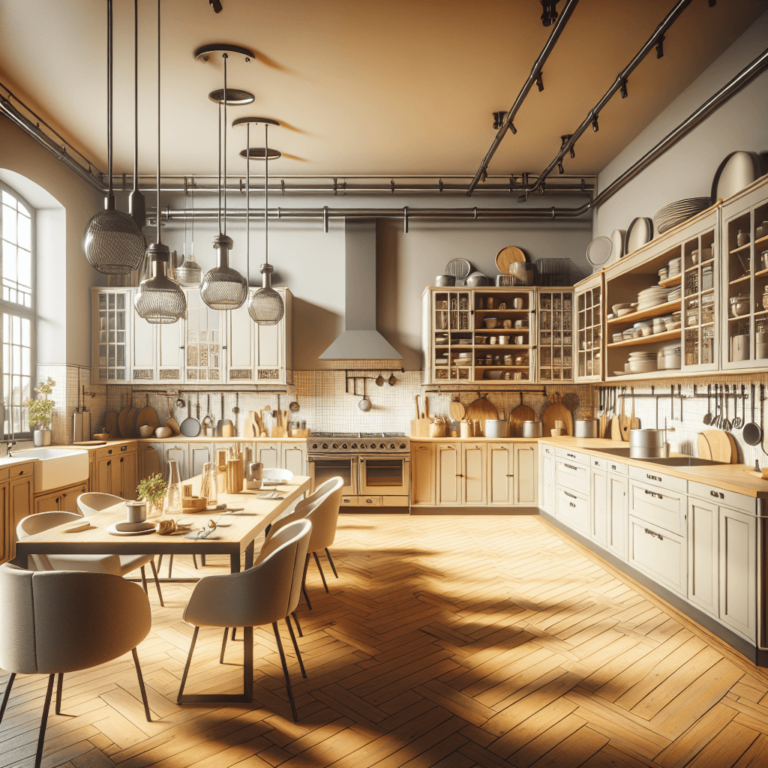 beige Industrielle Küche-Nürnberg