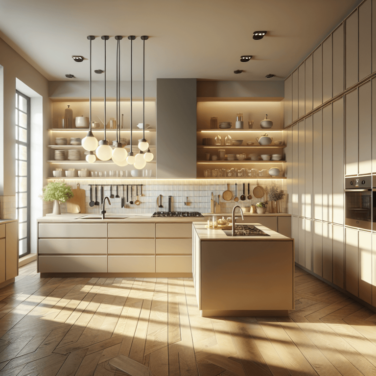 beige mehrzeilige Küche-Nürnberg