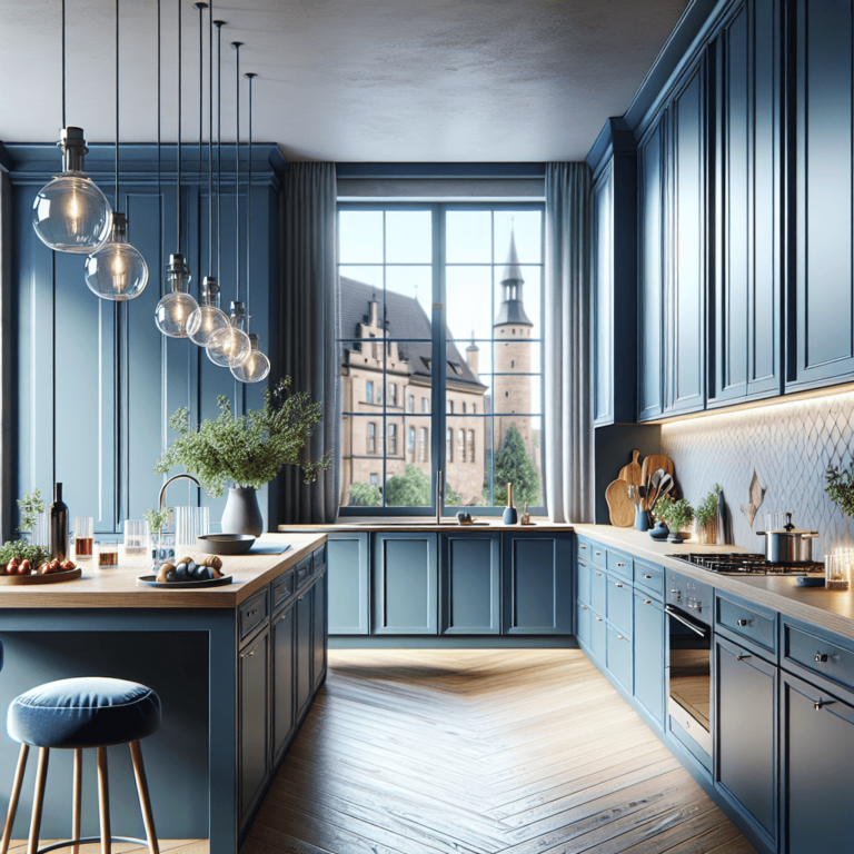 blaue Singleküche-Nürnberg