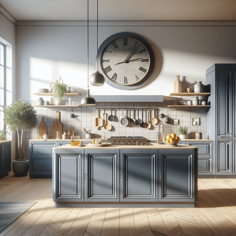 blaugraue Anrichte Küche-Nürnberg