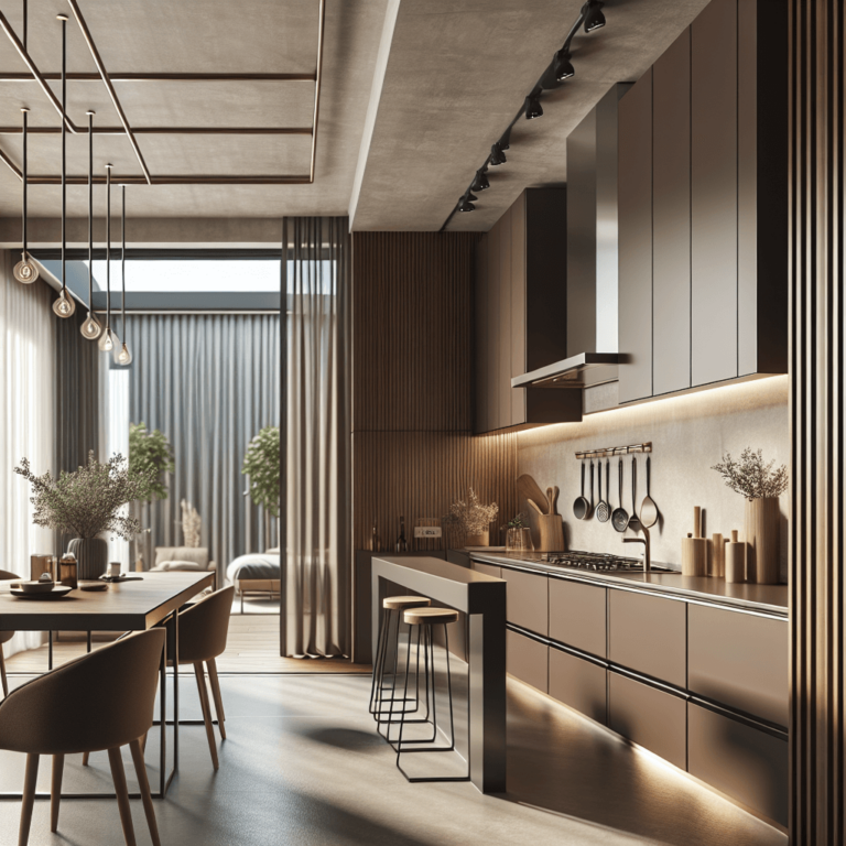 braune Barrierefreie Küche-Nürnberg