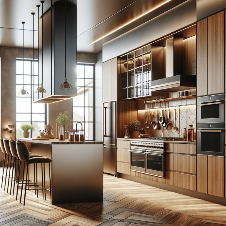 braune Freistehende Küche-Nürnberg