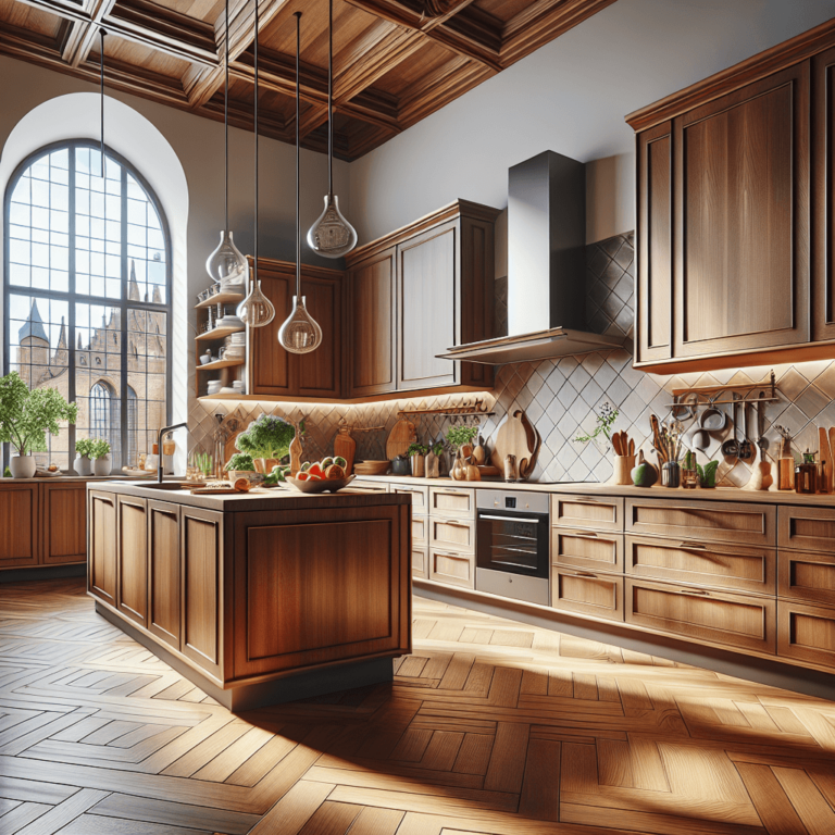 braune Küche in U-Form-Nürnberg