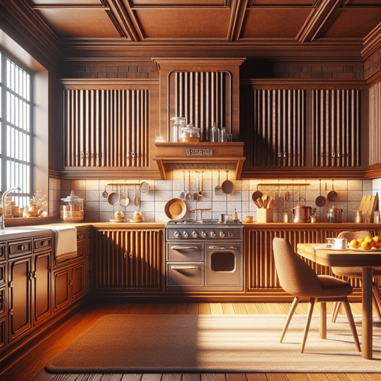 braune Retro Küche-Nürnberg