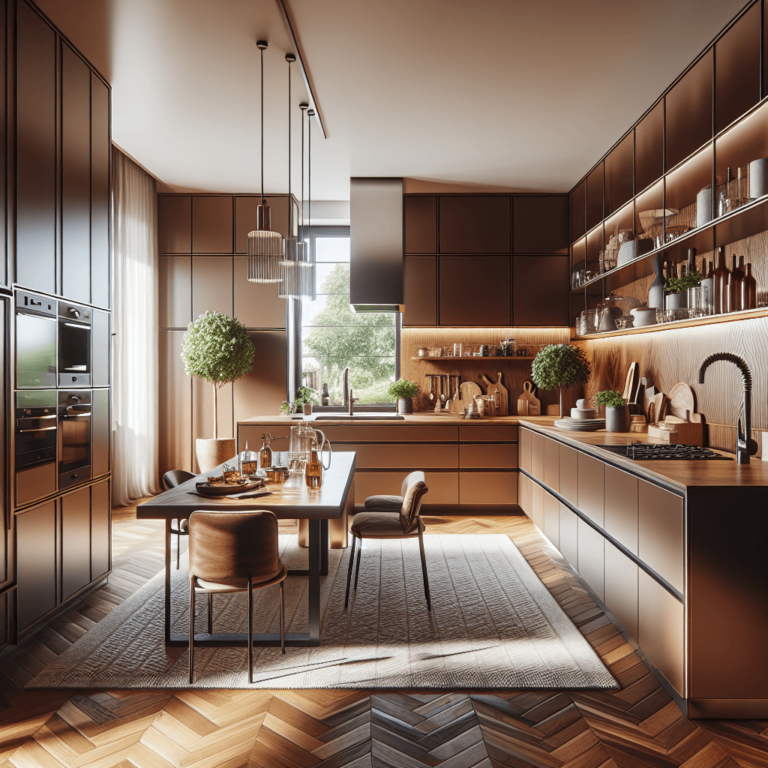 braune Wohnküche-Nürnberg