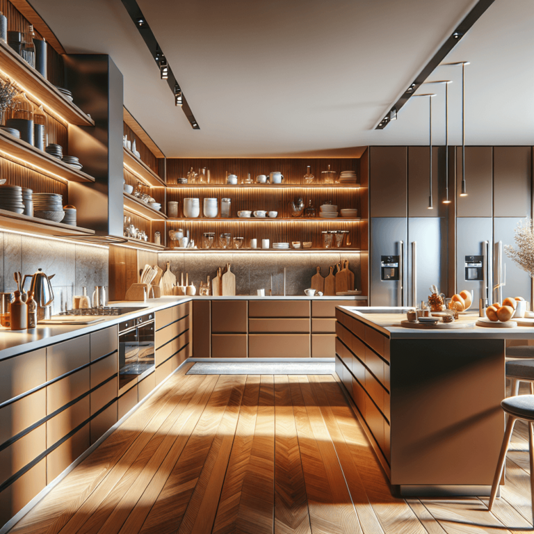 braune mehrzeilige Küche-Nürnberg