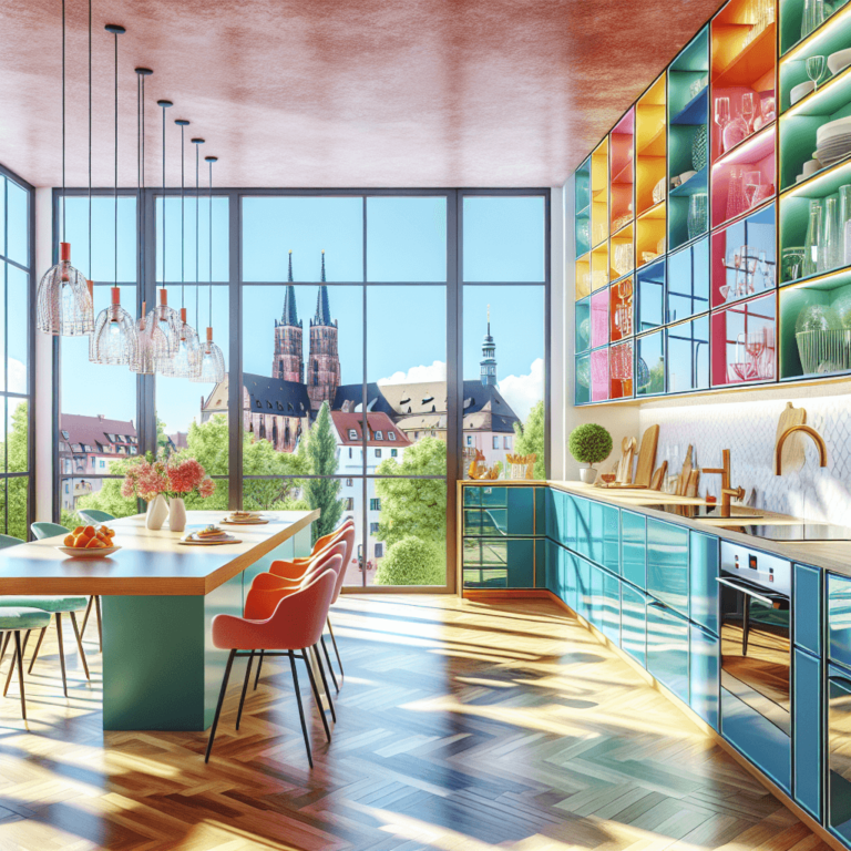 bunte Amerikanische Küche-Nürnberg