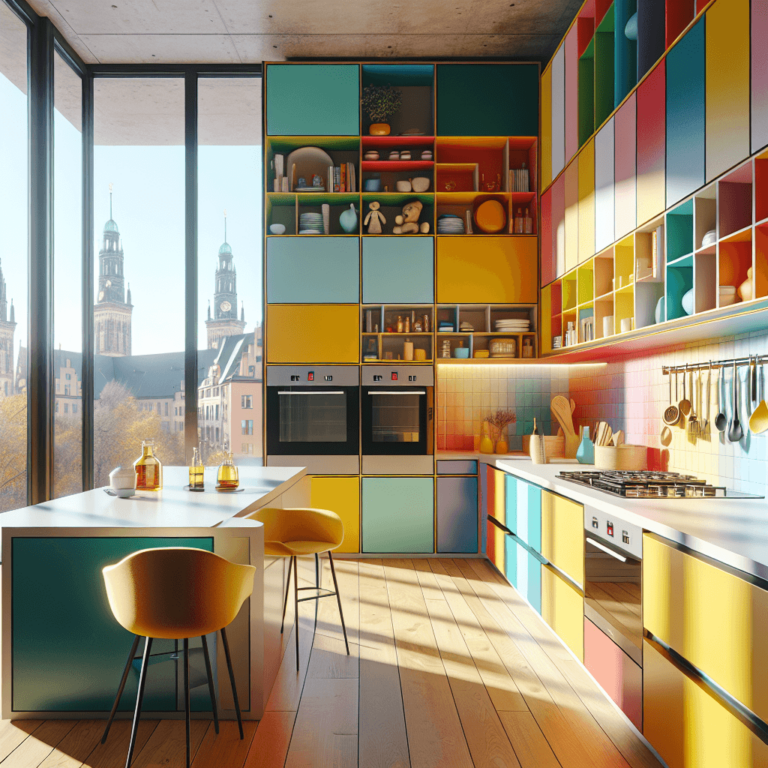 bunte Freistehende Küche-Nürnberg