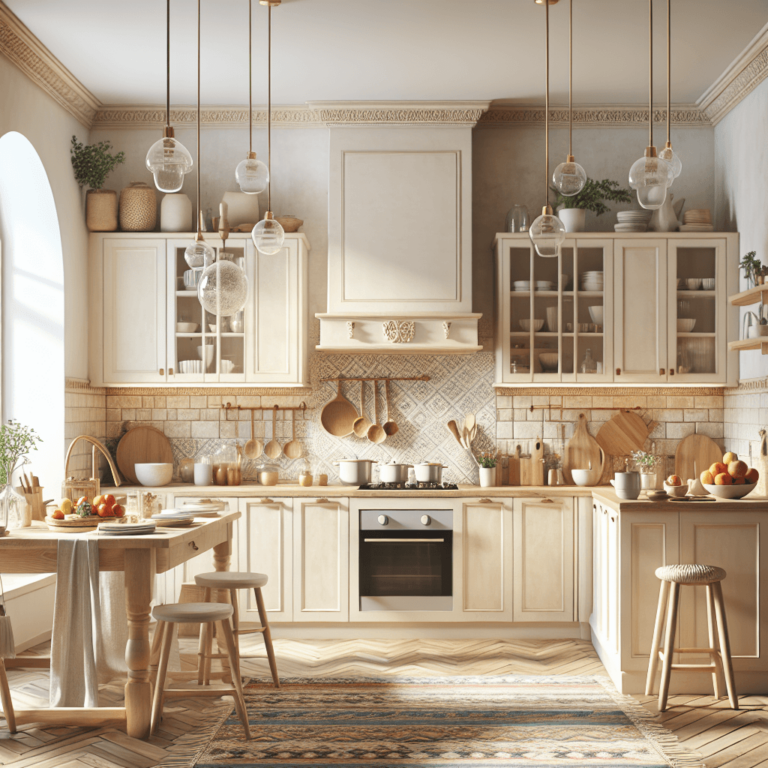 cremefarbene Boho Style Küche-Nürnberg