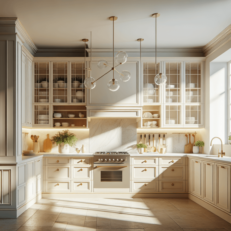 cremefarbene Design Küche-Nürnberg