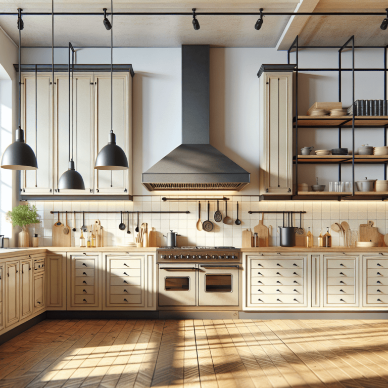 cremefarbene Industrial Style Küche-Nürnberg