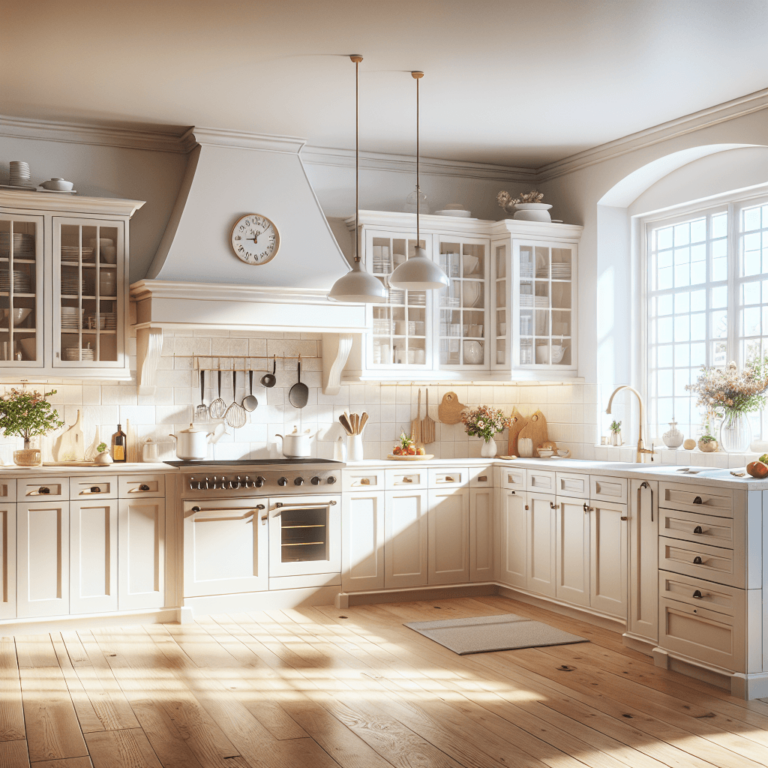 cremefarbene Küche im Bauernhausstil-Nürnberg