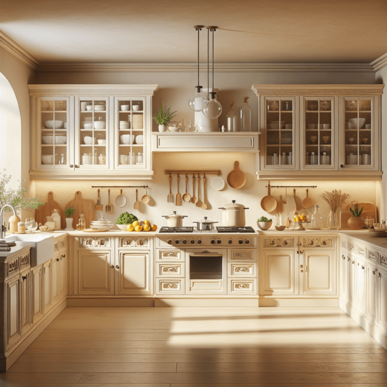 cremefarbene Mediterrane Küche-Nürnberg