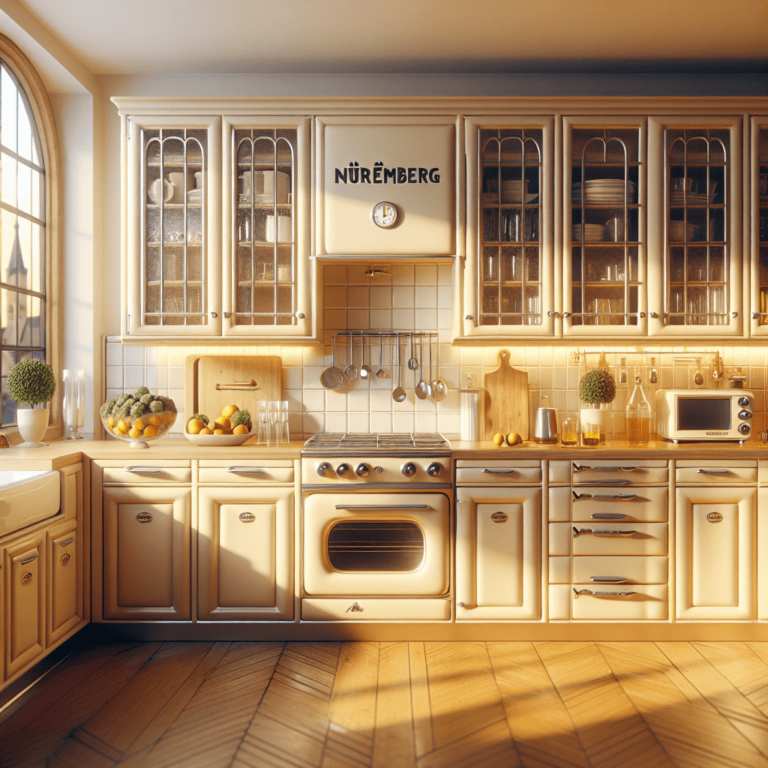 cremefarbene Retro Küche-Nürnberg