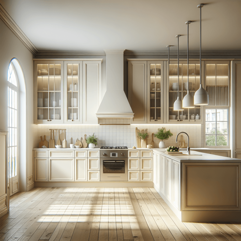 cremefarbene einzeilige Küche-Nürnberg