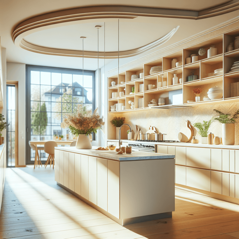 cremefarbene mehrzeilige Küche-Nürnberg