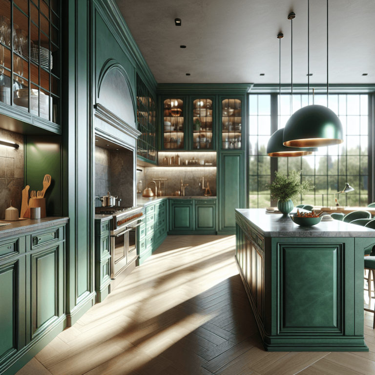 grüne Amerikanische Küche-Nürnberg