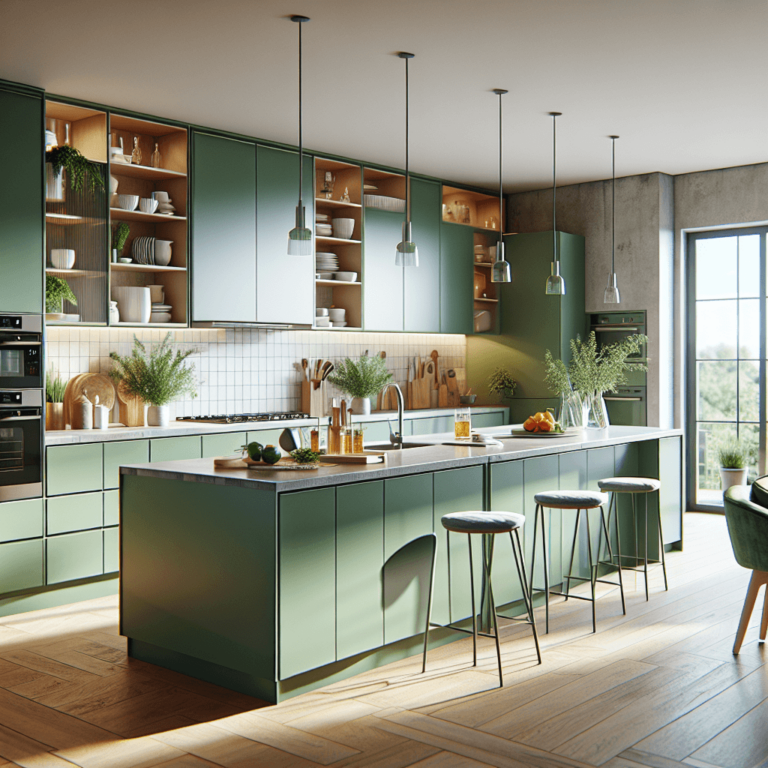 grüne Anrichte Küche-Nürnberg