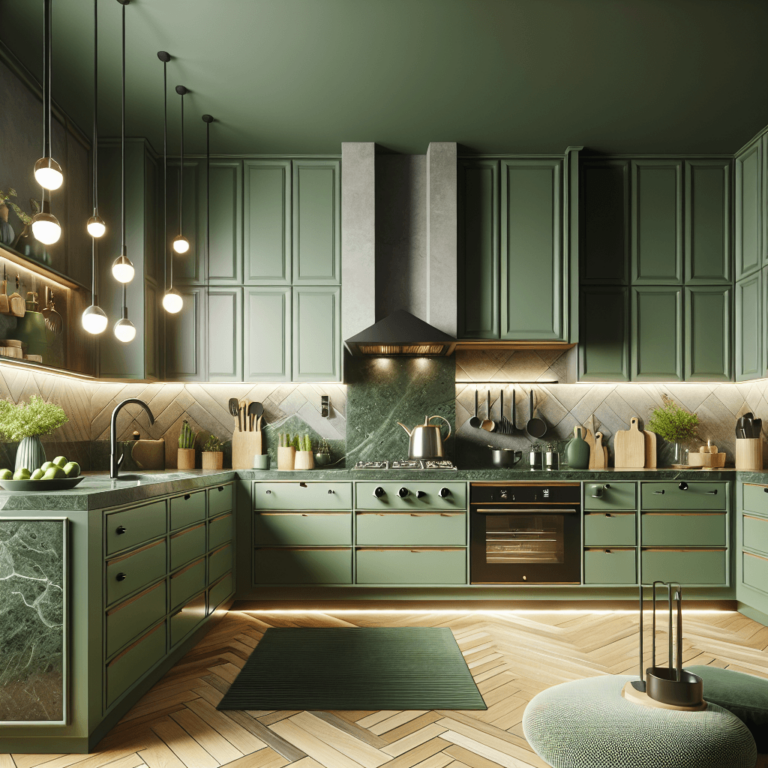 grüne Barrierefreie Küche-Nürnberg