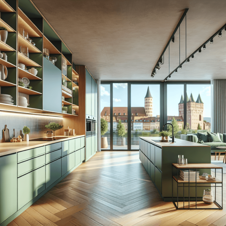 grüne Design Küche-Nürnberg