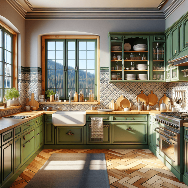 grüne Retro Küche-Nürnberg