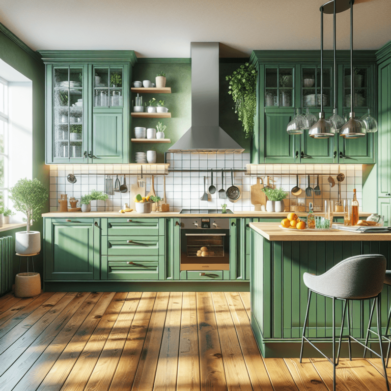 grüne Wohnküche-Nürnberg