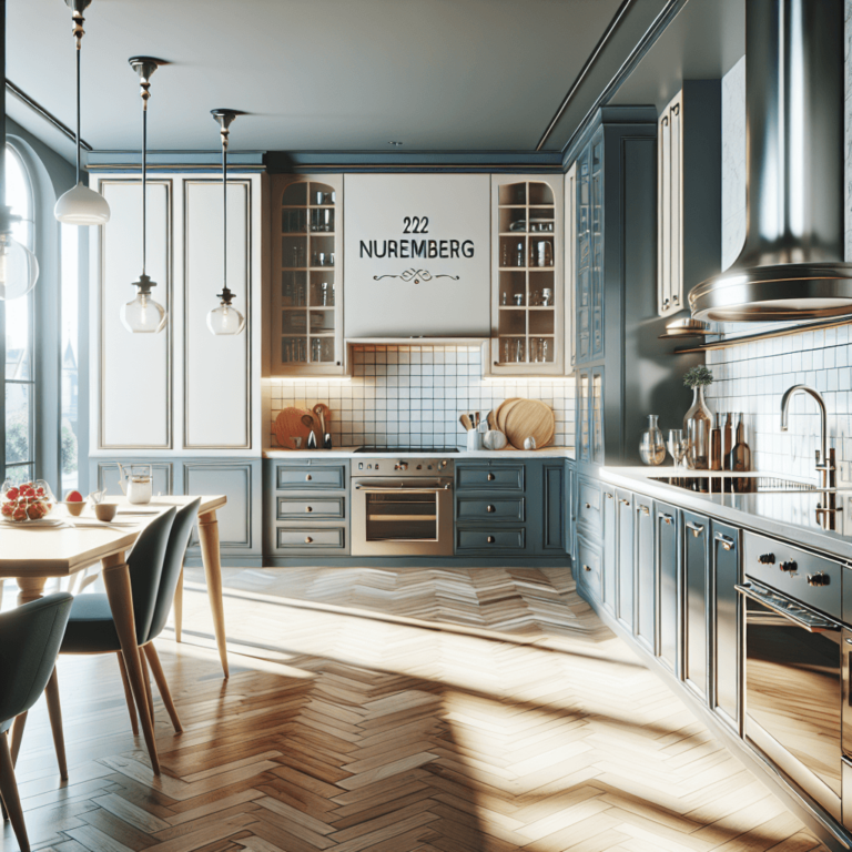 hochglanz Küche im Vintage Chic Stil-Nürnberg