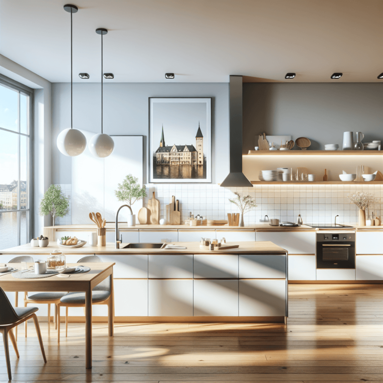 hochglanz Küche im skandinavischen Stil-Nürnberg