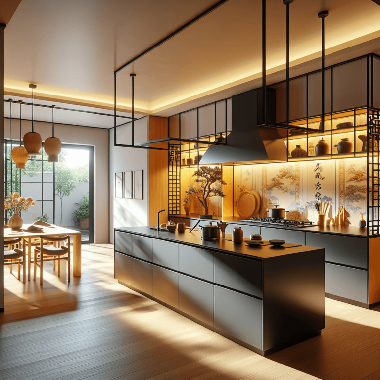 matte Küche im asiatischen Stil-Nürnberg