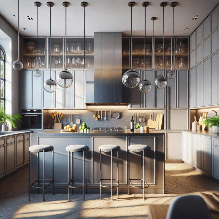 matte Küche mit Stahlakzenten-Nürnberg