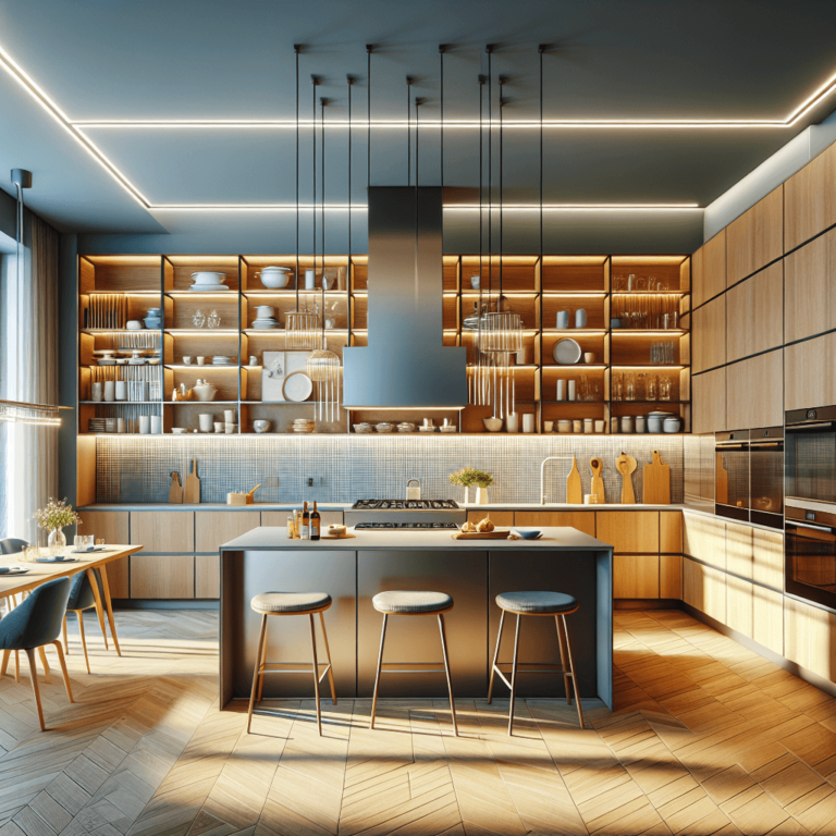 schwarze Küche in U-Form-Nürnberg