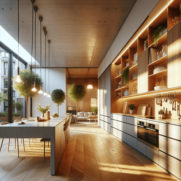 schwarze Schwebende Küche-Nürnberg