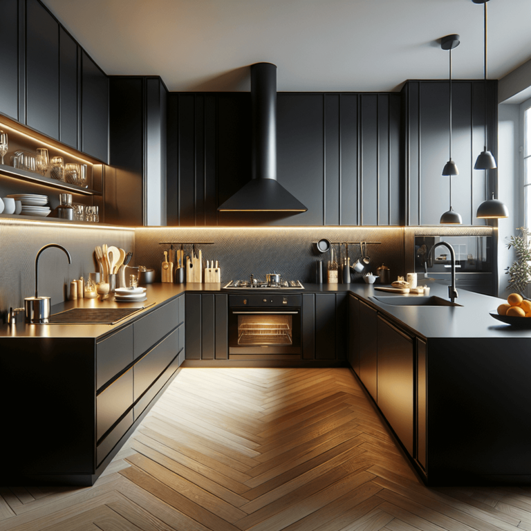 schwarze Singleküche-Nürnberg