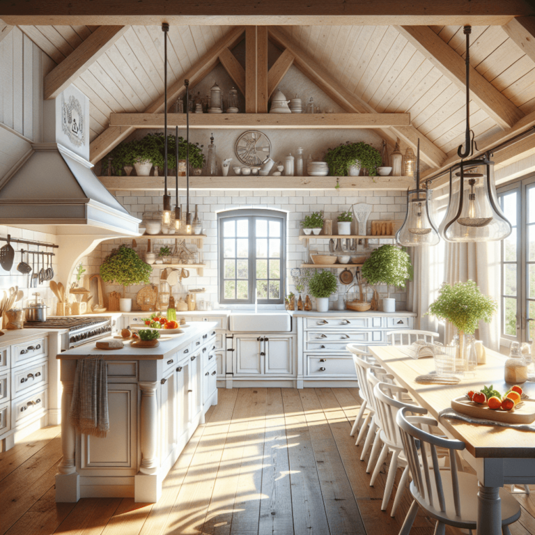 weiße Küche im Bauernhausstil-Nürnberg