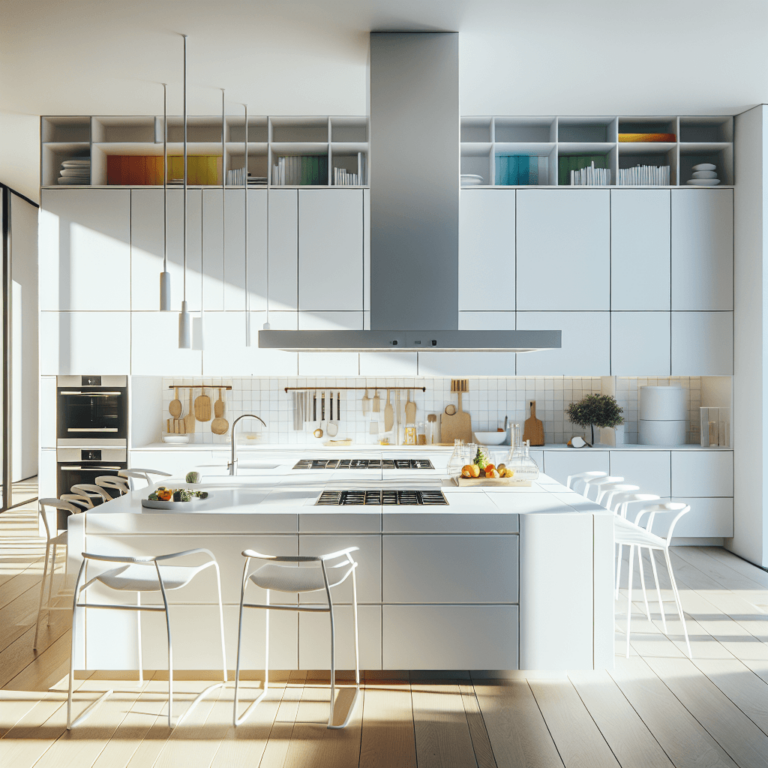 weiße Minimalismus Küche-Nürnberg