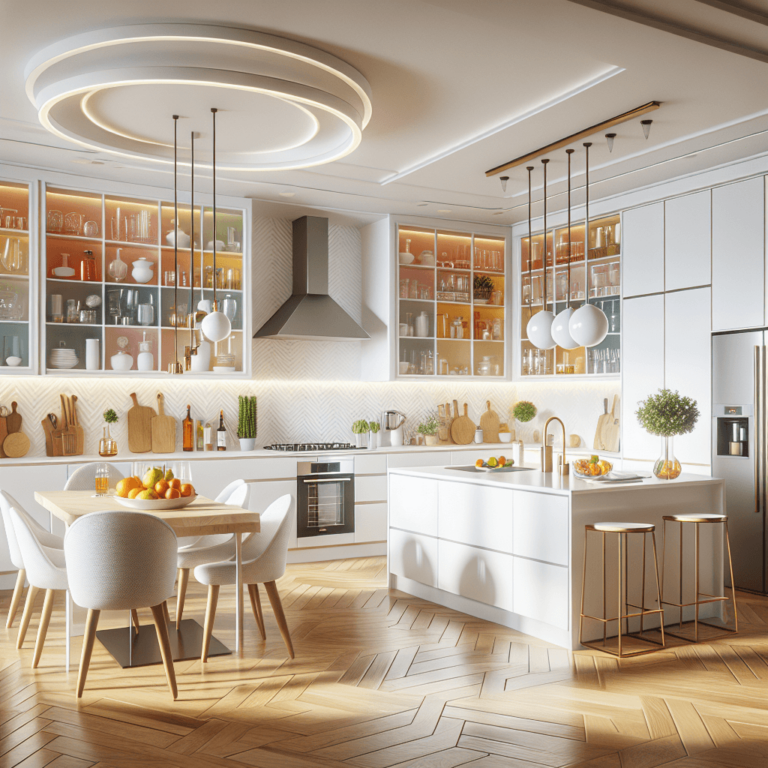 weiße Wohnküche-Nürnberg