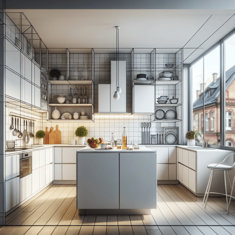 weiße einzeilige Küche-Nürnberg