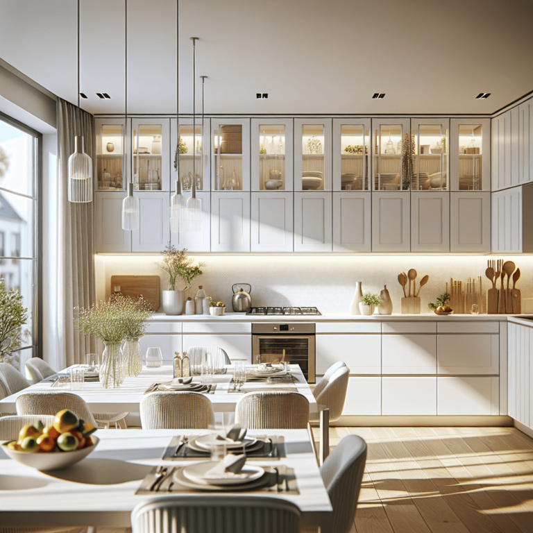 weiße mehrzeilige Küche-Nürnberg